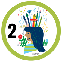 Chapter Book Program 50 Point Prize Badge